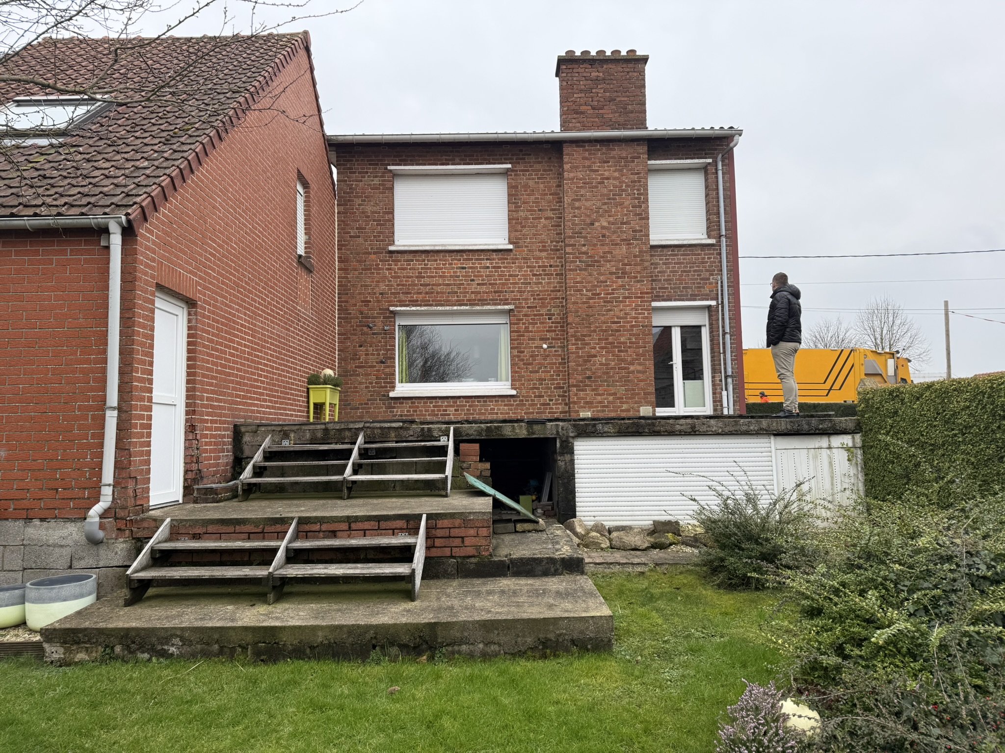 Extension ossature bois et structure acier 26